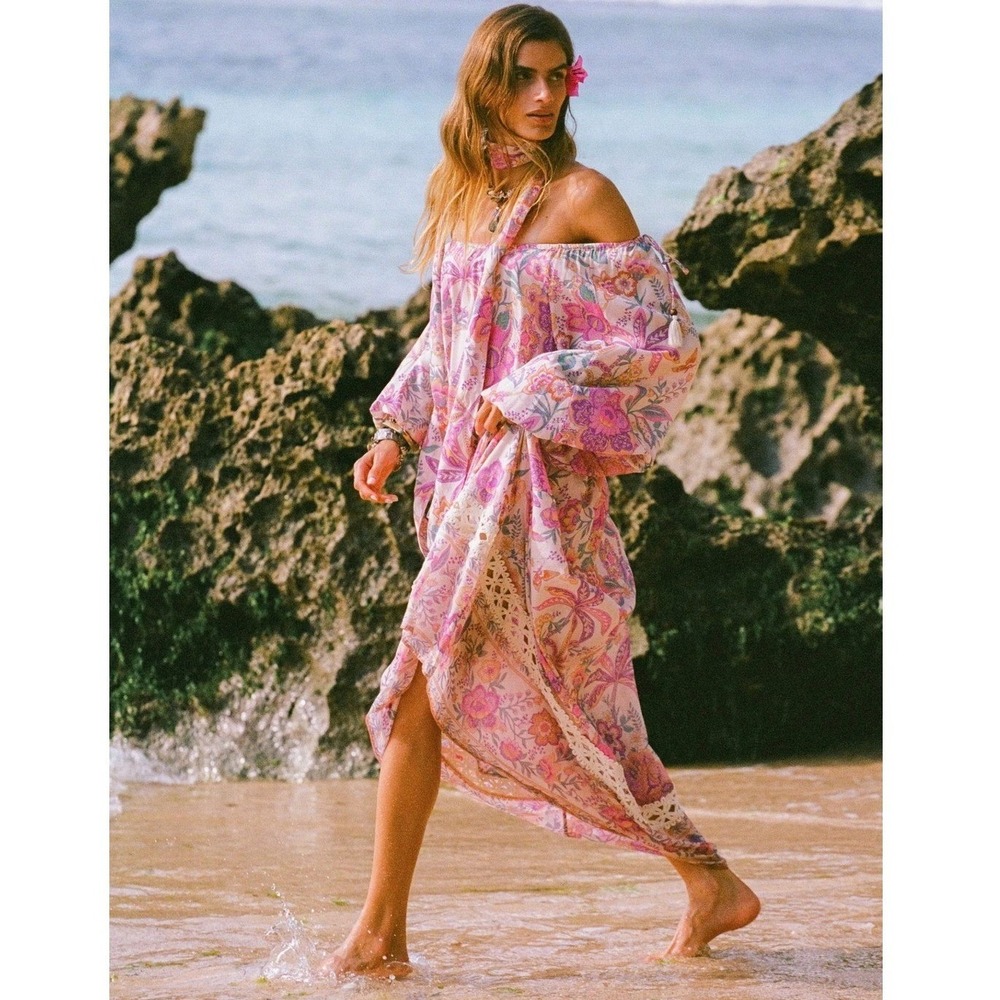 Spell & The Gypsy Collective Mojave Lily Gown Opal 3X NWT
